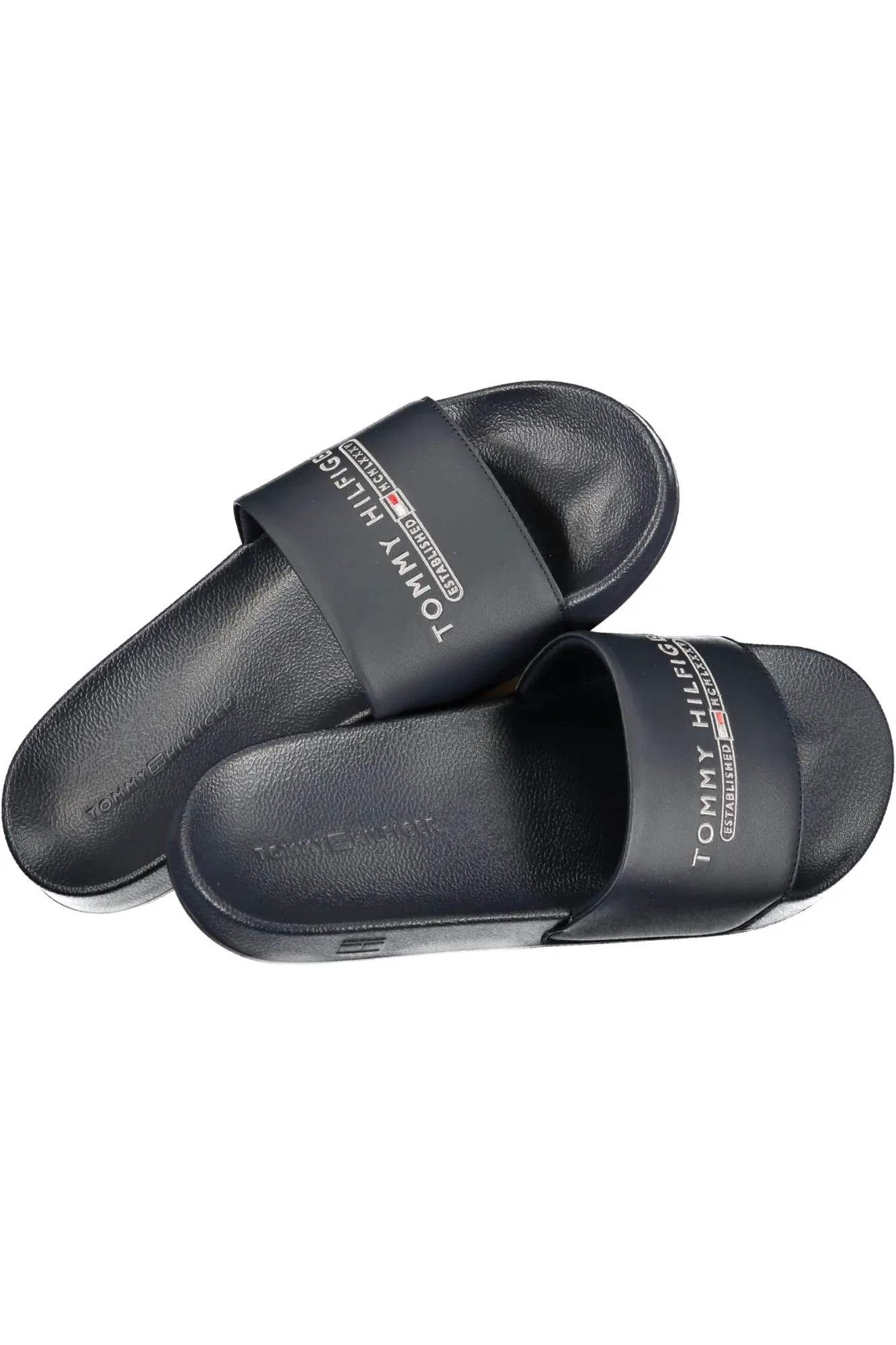 TOMMY HILFIGER MEN S BLUE SLIPPER FOOTWEAR sold by Siebentaschen