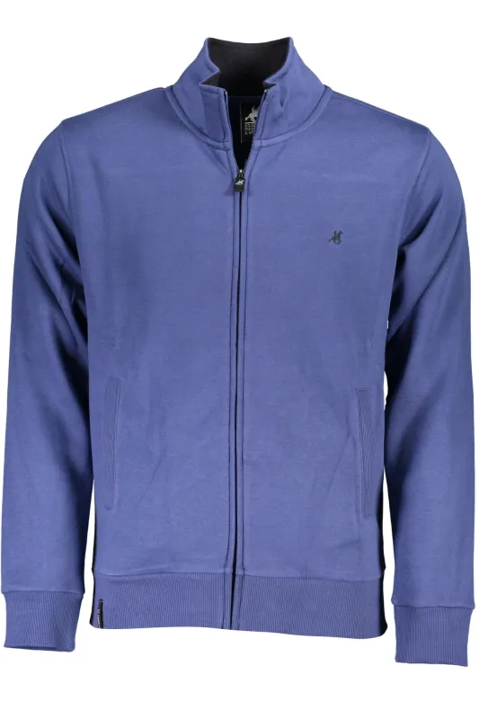 US GRAND MEN S BLUE ZIP-UP SWEATSHIRT sold by Siebentaschen