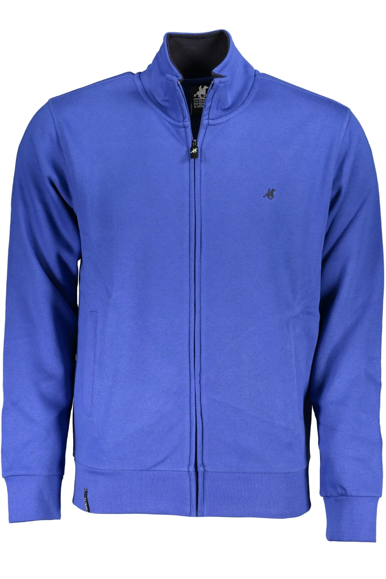 US GRAND MEN S BLUE ZIP-UP SWEATSHIRT sold by Siebentaschen