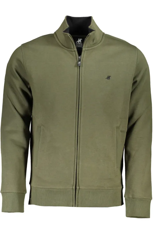 US GRAND MEN S GREEN ZIP-UP SWEATSHIRT sold by Siebentaschen