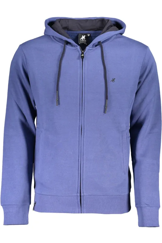 US GRAND MEN S BLUE ZIP-UP SWEATSHIRT sold by Siebentaschen