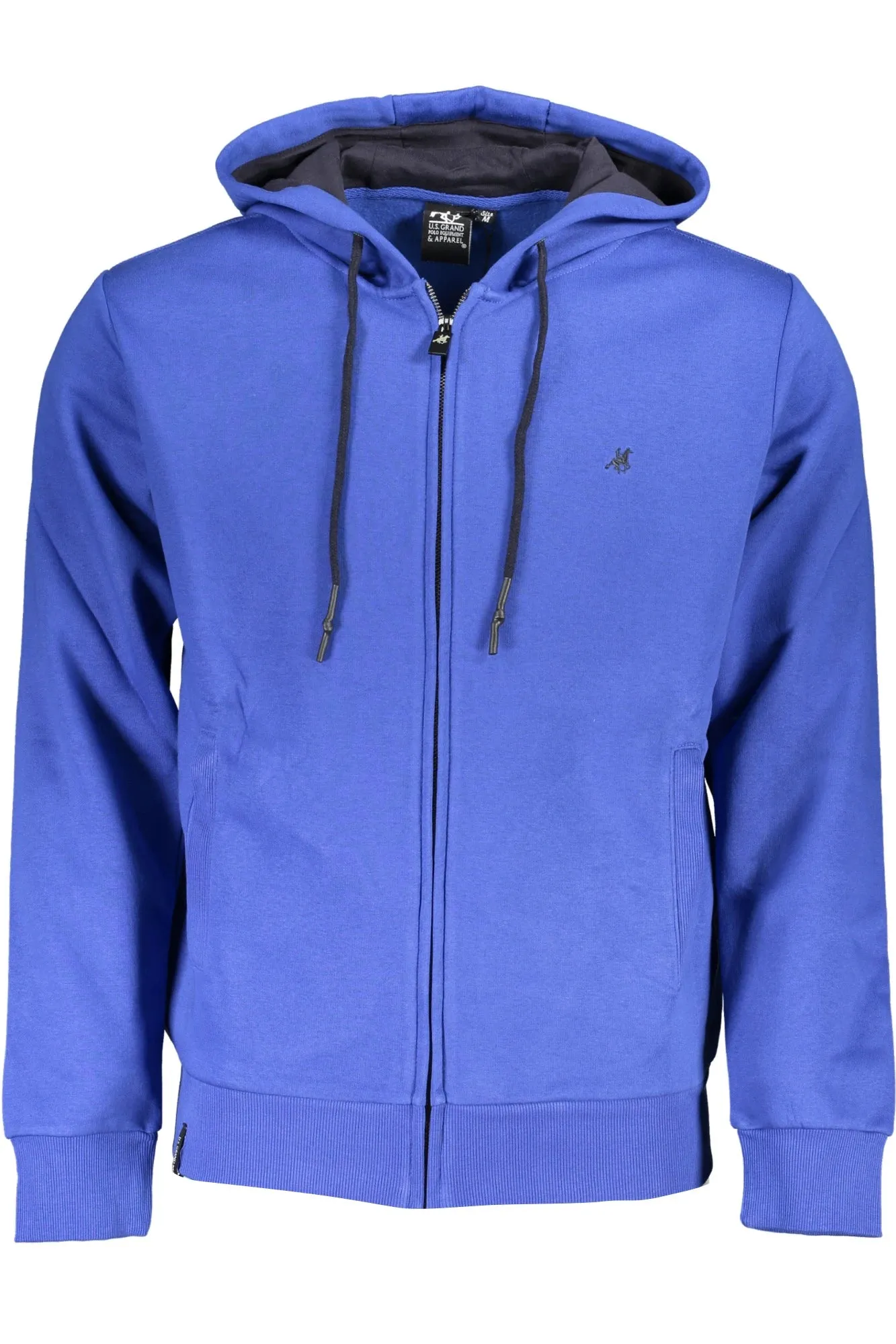 US GRAND MEN S BLUE ZIP-UP SWEATSHIRT sold by Siebentaschen
