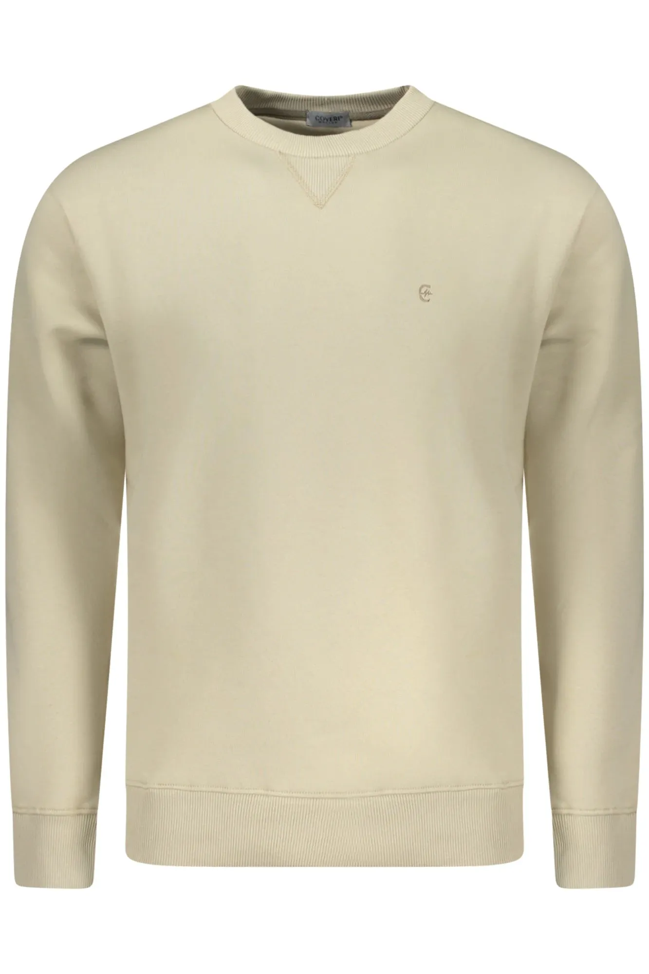 COVERI MOVING MEN S ZIP-LESS SWEATSHIRT, BEIGE sold by Siebentaschen