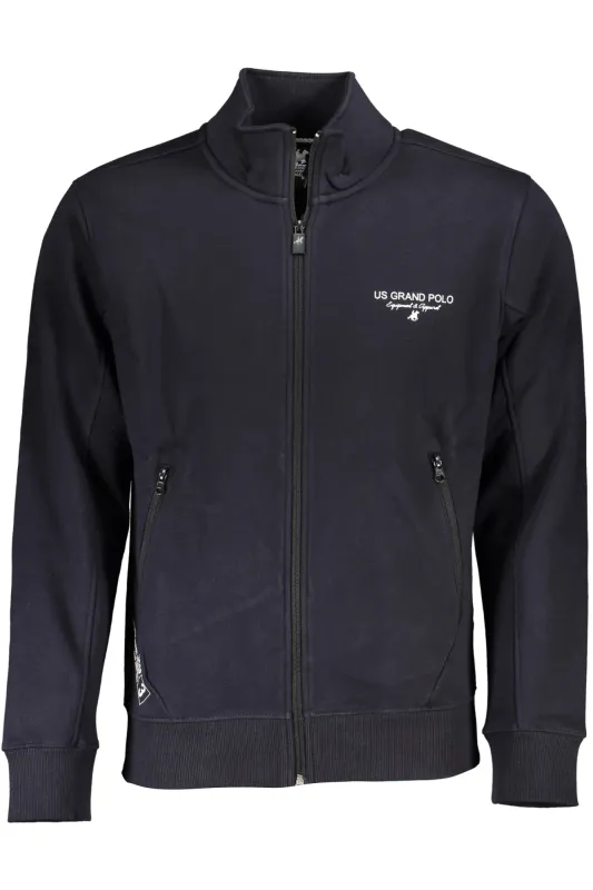 US GRAND MEN S BLUE ZIP-UP SWEATSHIRT sold by Siebentaschen