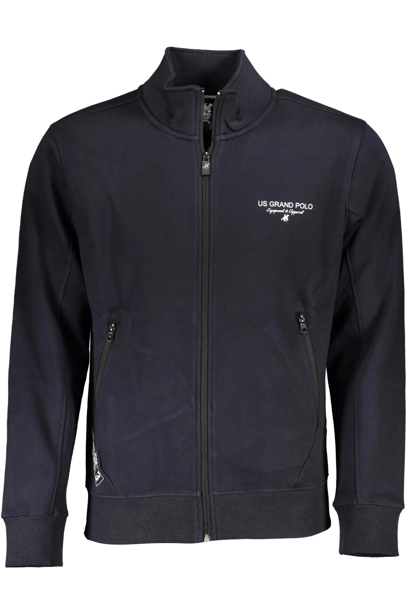 US GRAND MEN S BLUE ZIP-UP SWEATSHIRT sold by Siebentaschen