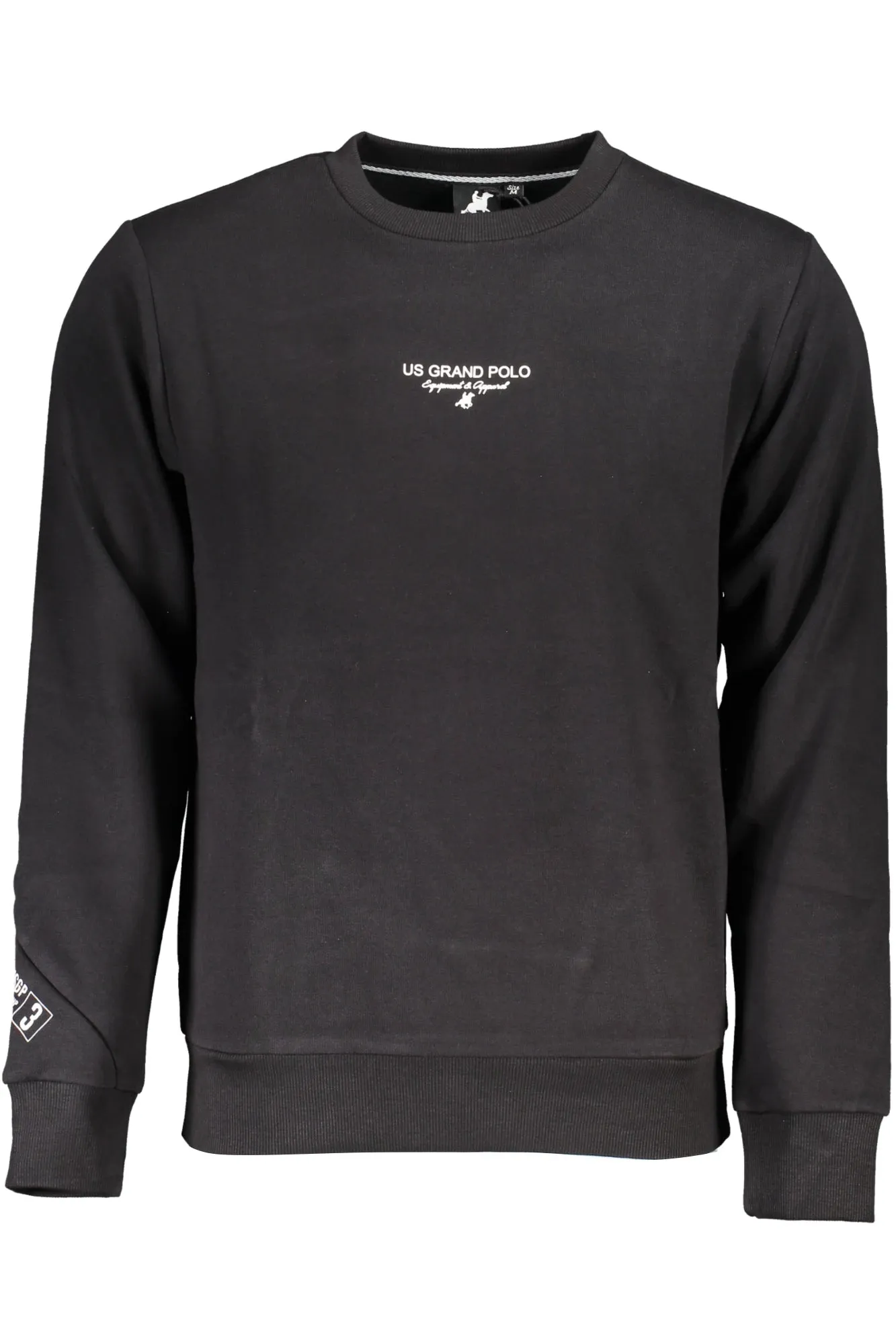 US GRAND MEN S BLACK ZIP-UP SWEATSHIRT sold by Siebentaschen