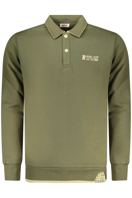 RIFLE POLO LONG SLEEVES MEN S GREEN sold by Siebentaschen