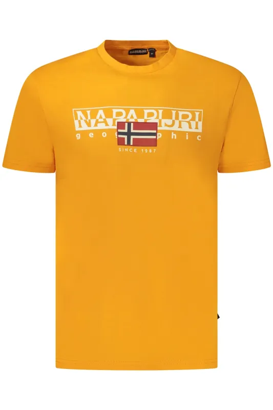 NAPAPIJRI MEN S SHORT SLEEVE T-SHIRT ORANGE sold by Siebentaschen