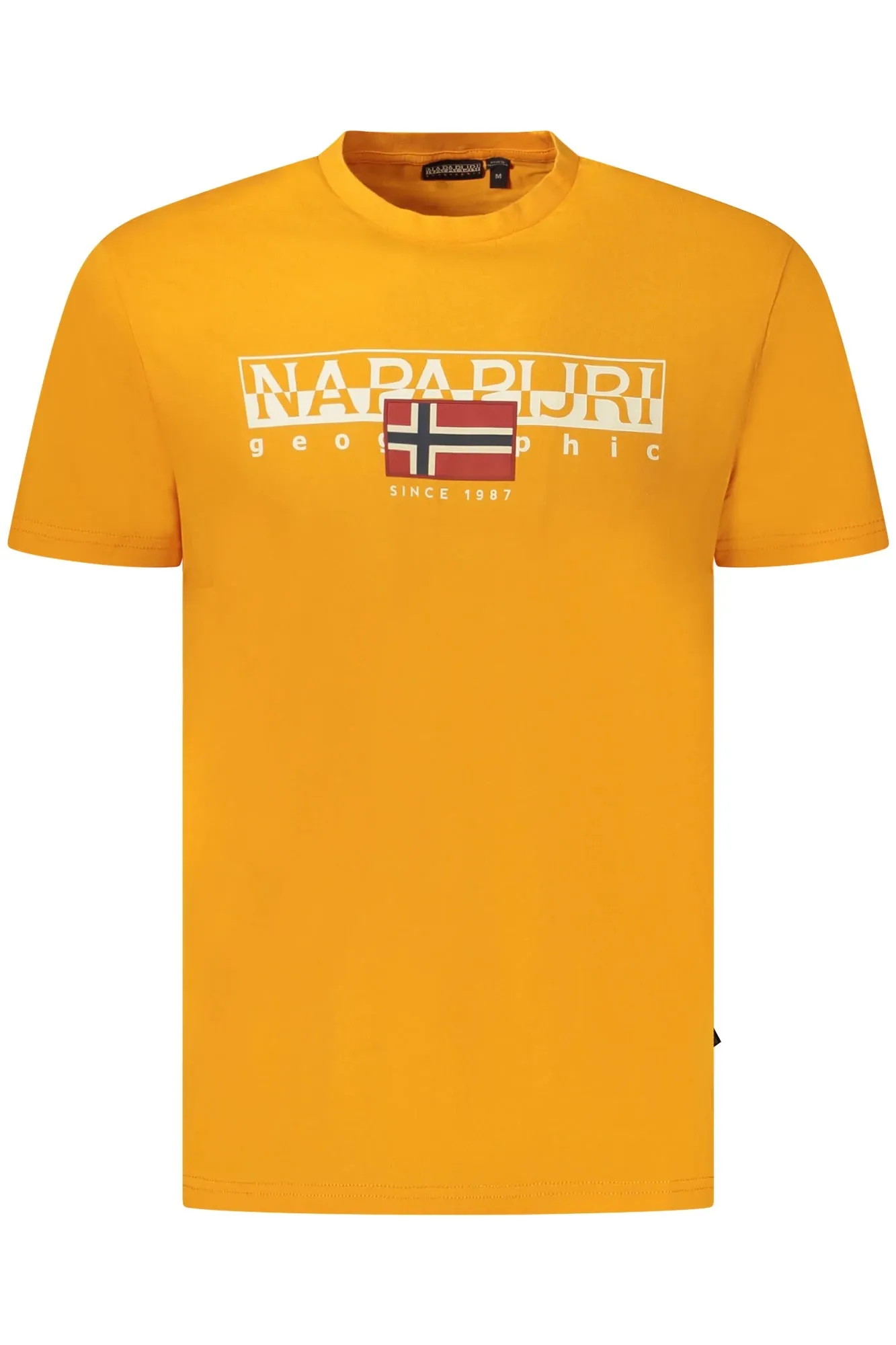 NAPAPIJRI MEN S SHORT SLEEVE T-SHIRT ORANGE sold by Siebentaschen