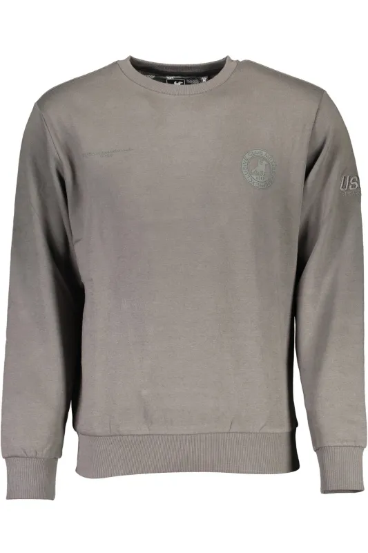 US GRAND MEN S GRAY ZIP-UP SWEATSHIRT sold by Siebentaschen