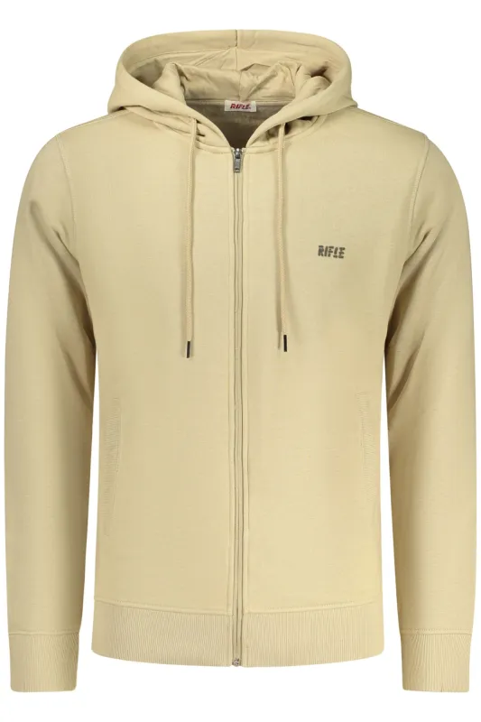 RIFLE MEN S ZIP-UP SWEATSHIRT BEIGE sold by Siebentaschen
