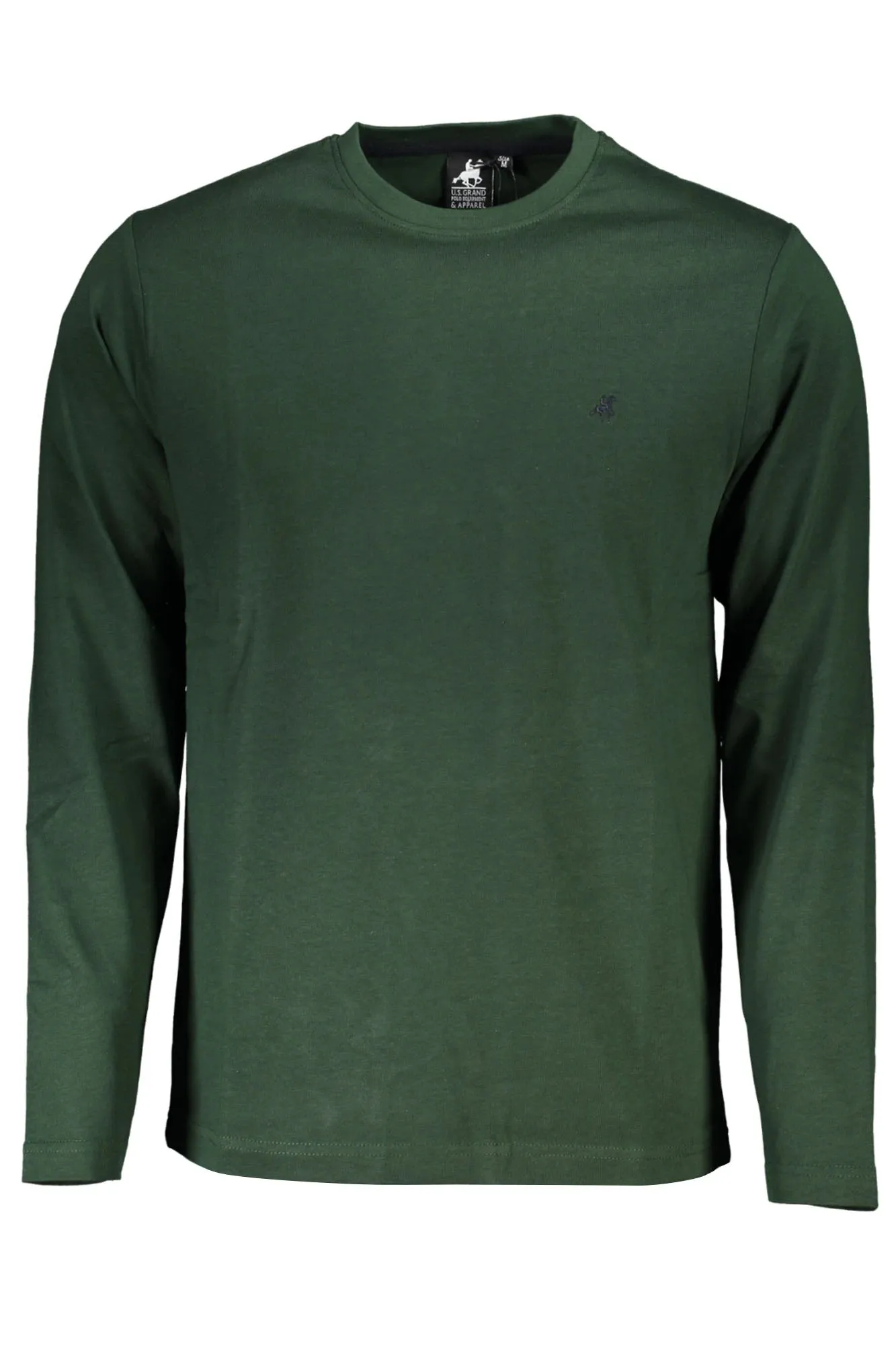 US GRAND MEN S LONG-SLEEVED GREEN T-SHIRT sold by Siebentaschen