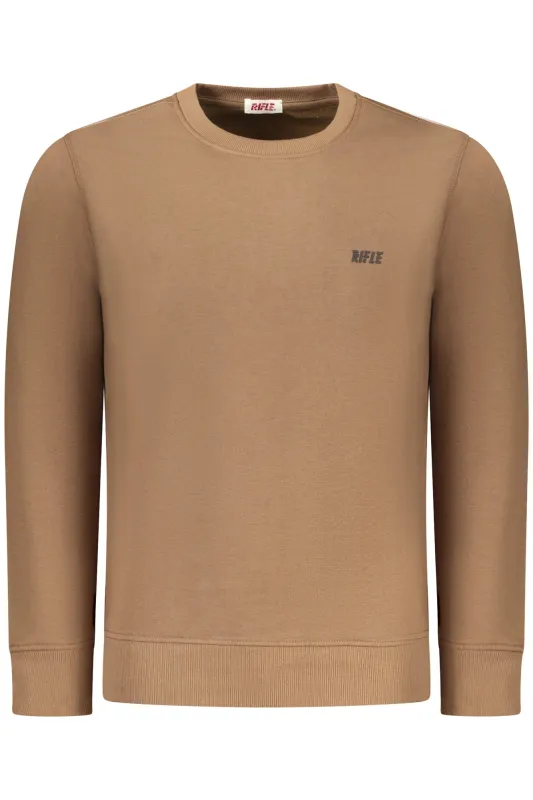 RIFLE MEN S ZIP-UP SWEATSHIRT BROWN sold by Siebentaschen