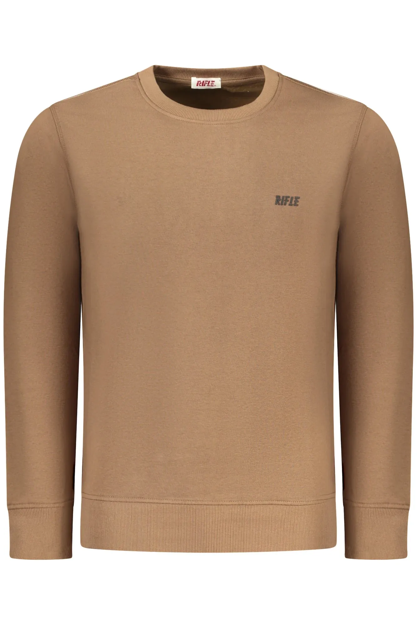 RIFLE MEN S ZIP-UP SWEATSHIRT BROWN sold by Siebentaschen