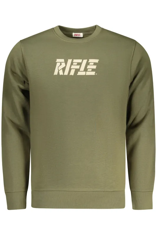 RIFLE MEN S ZIP-UP SWEATSHIRT GREEN sold by Siebentaschen