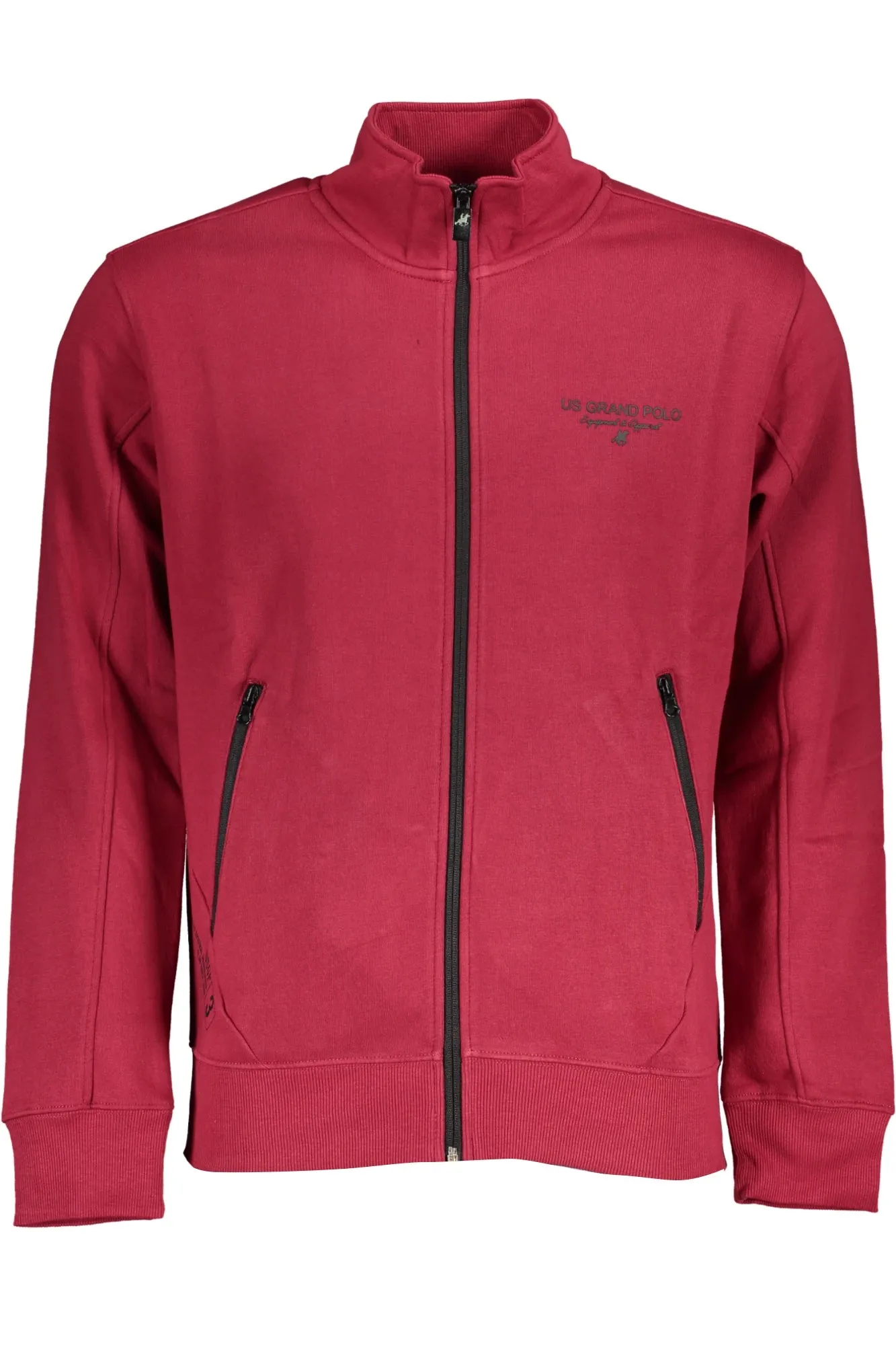 US GRAND RED MEN S ZIP-UP SWEATSHIRT sold by Siebentaschen