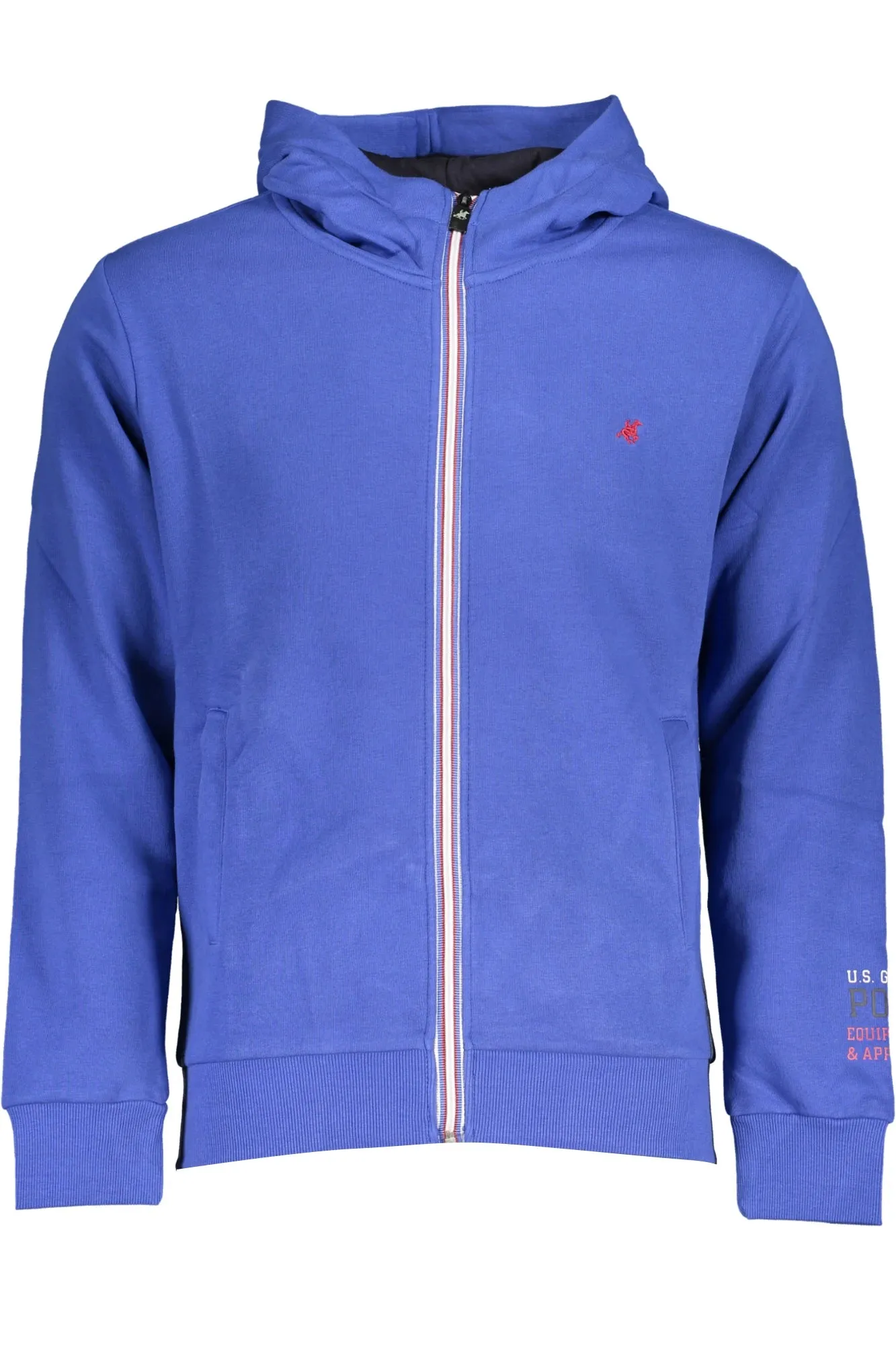 US GRAND MEN S BLUE ZIP-UP SWEATSHIRT sold by Siebentaschen