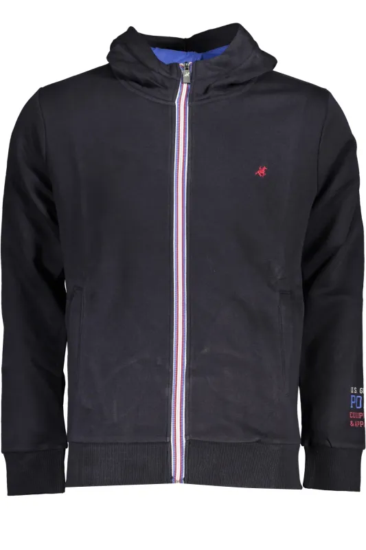 US GRAND MEN S BLUE ZIP-UP SWEATSHIRT sold by Siebentaschen