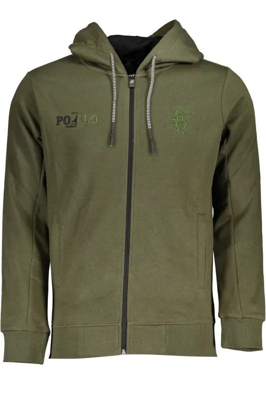 US GRAND MEN S GREEN ZIP-UP SWEATSHIRT sold by Siebentaschen