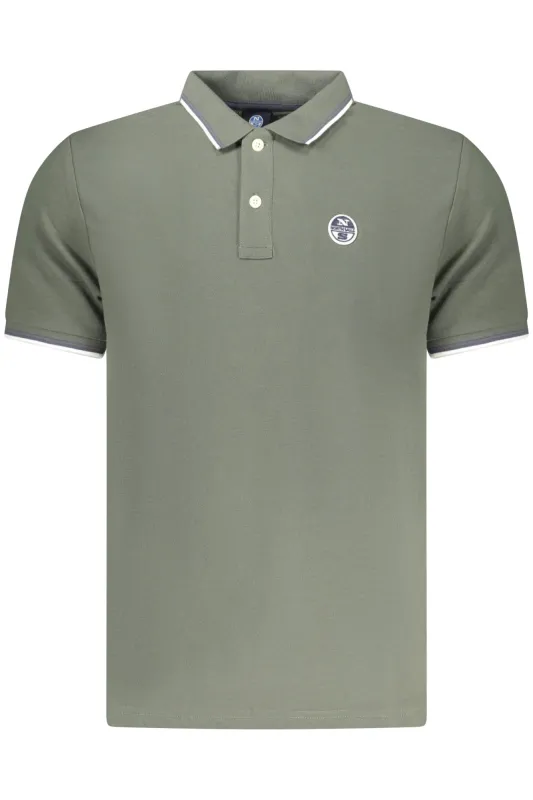 NORTH SAILS MEN S SHORT-SLEEVED POLO SHIRT, GREEN sold by Siebentaschen