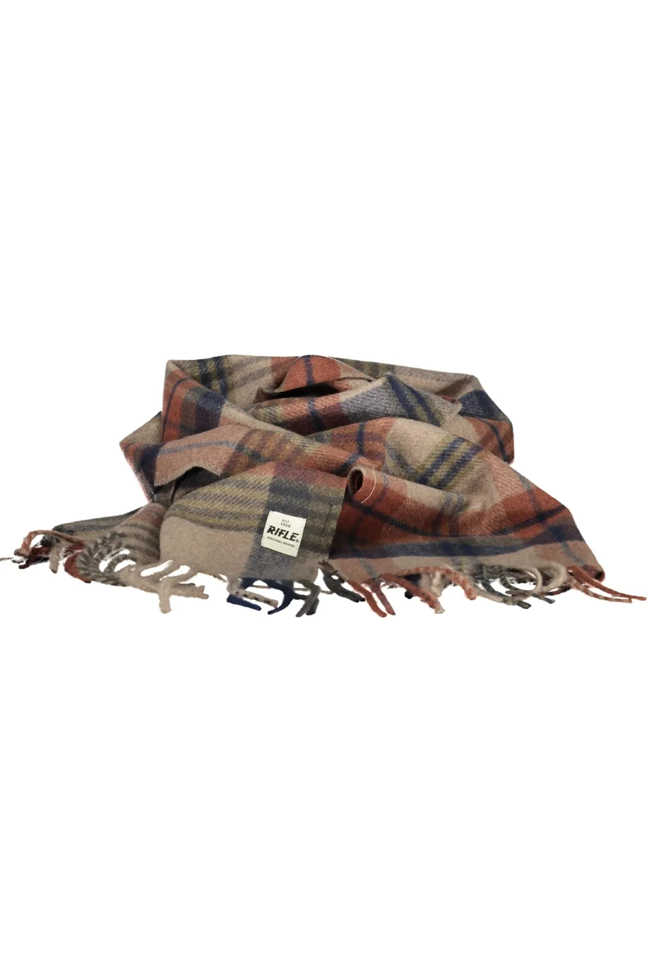 MEN S BROWN RIFLE SCARF sold by Siebentaschen