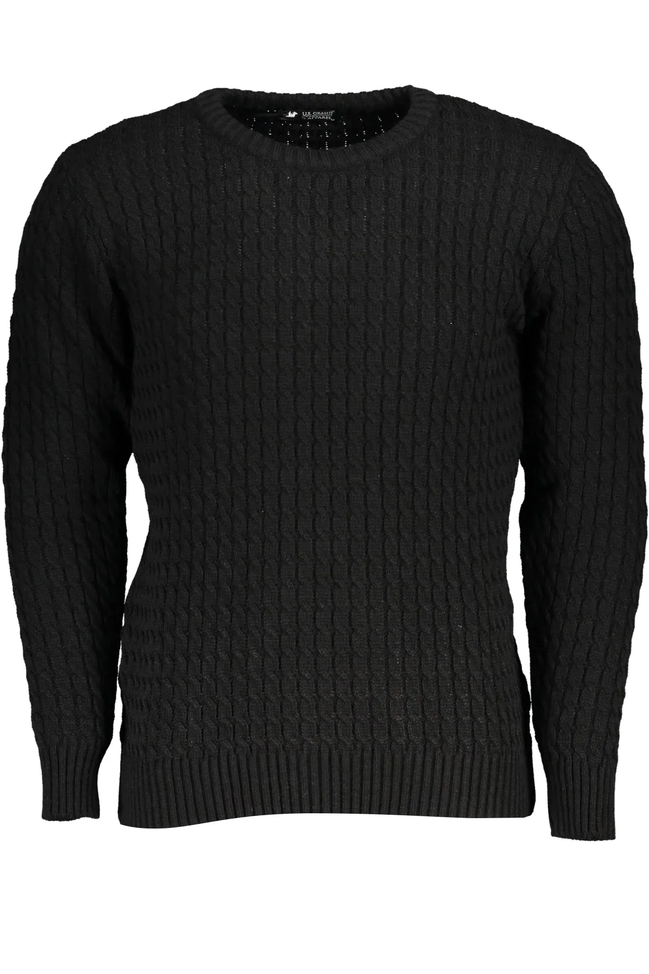US GRAND MEN S BLACK SWEATER sold by Siebentaschen