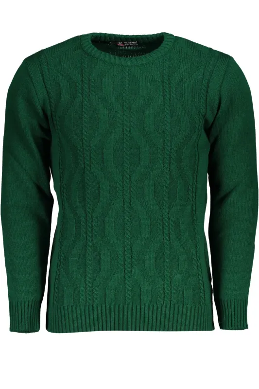 US GRAND MEN S GREEN SWEATER sold by Siebentaschen