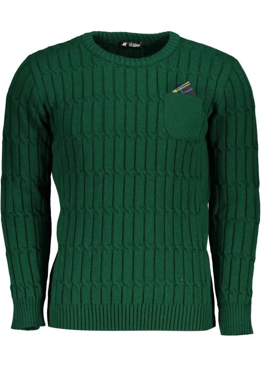 US GRAND MEN S GREEN SWEATER sold by Siebentaschen