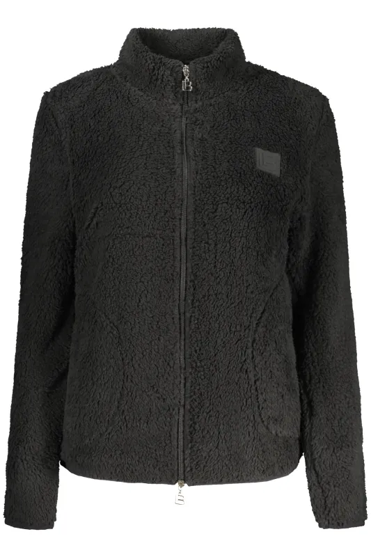 LAURA BIAGIOTTI WOMEN S BLACK ZIP-UP SWEATSHIRT sold by Siebentaschen