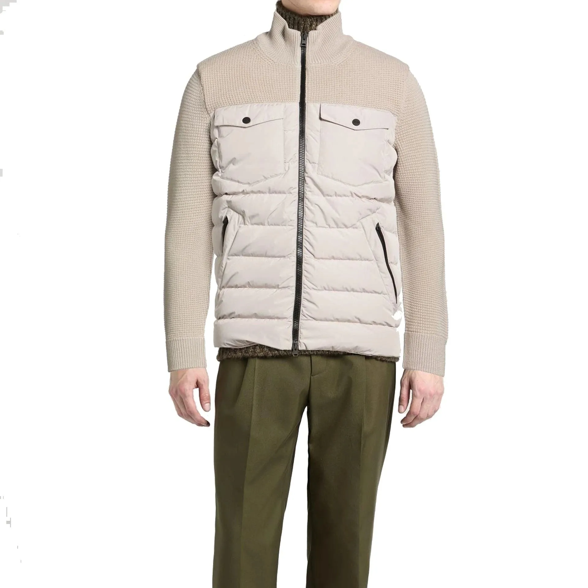 Herno Padded-Panel Knitted Jacket sold by Siebentaschen product image thumbnail 2