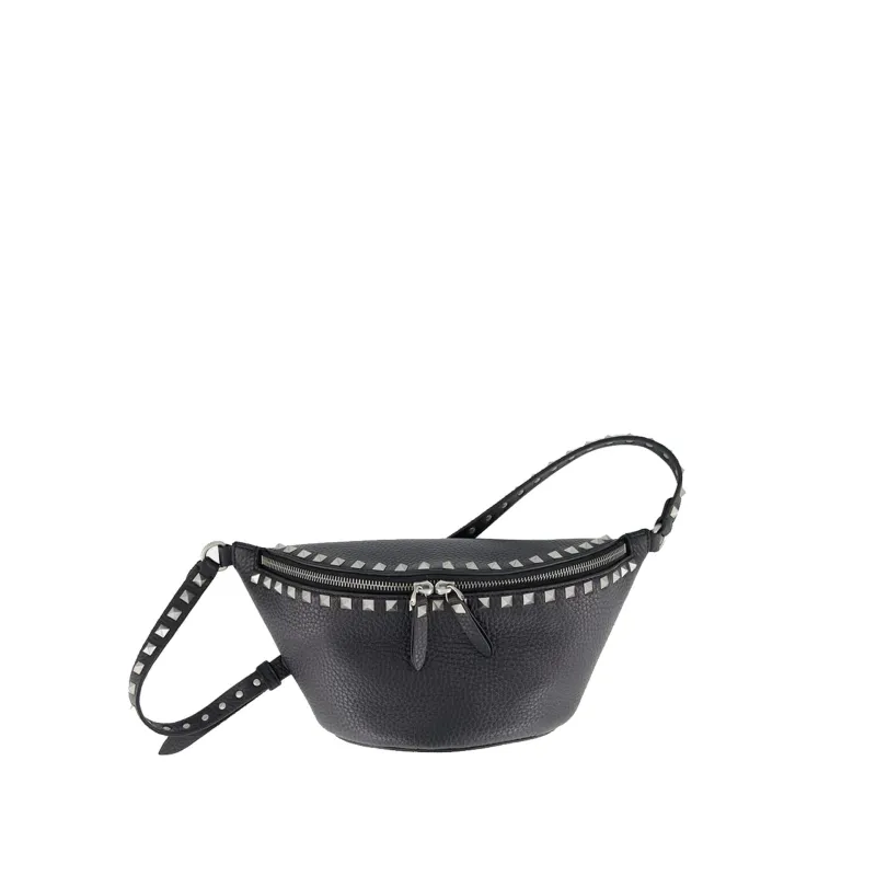 Valentino Garavani Rockstud Leather Belt Bag sold by Siebentaschen