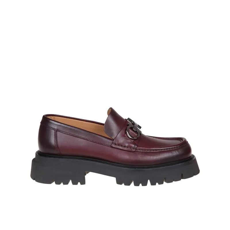 Ferragamo Florian leather moccasin Loafers sold by Siebentaschen