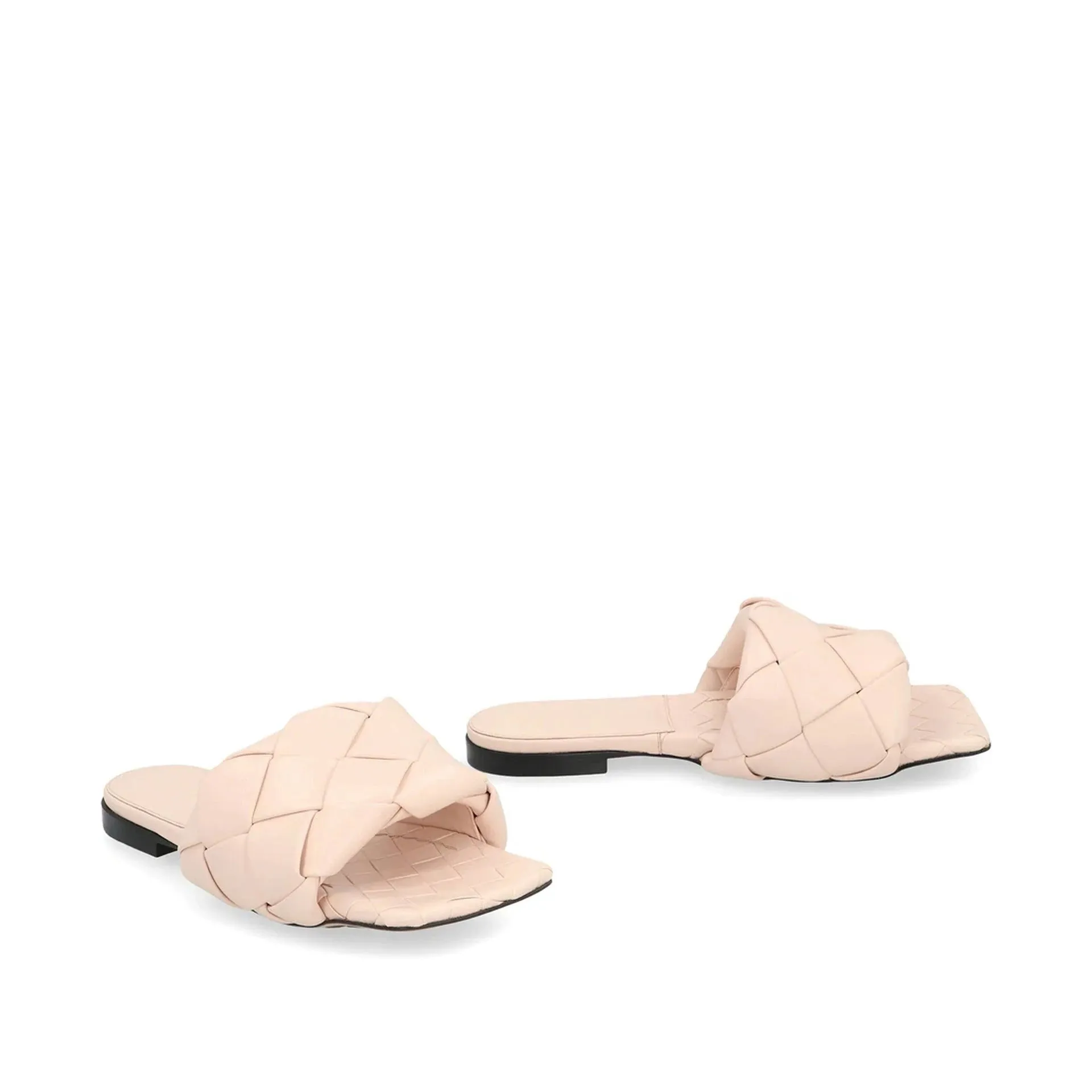 Bottega Veneta Lido Leather Flat Sandals sold by Siebentaschen product image thumbnail 2