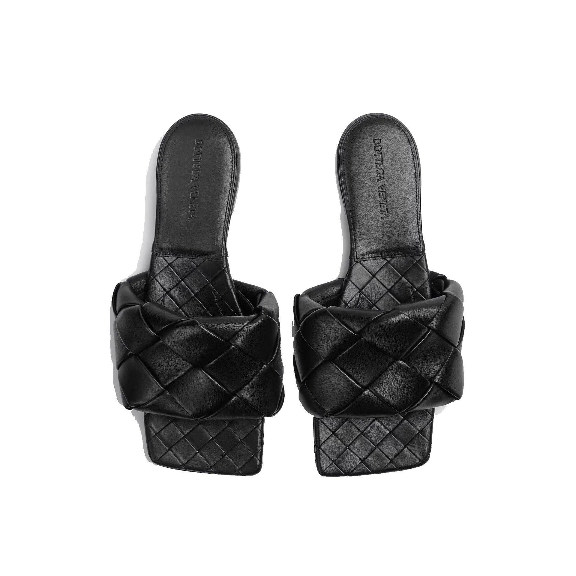 BOTTEGA VENETA Intrecciato leather flat sandals sold by Siebentaschen product image thumbnail 3