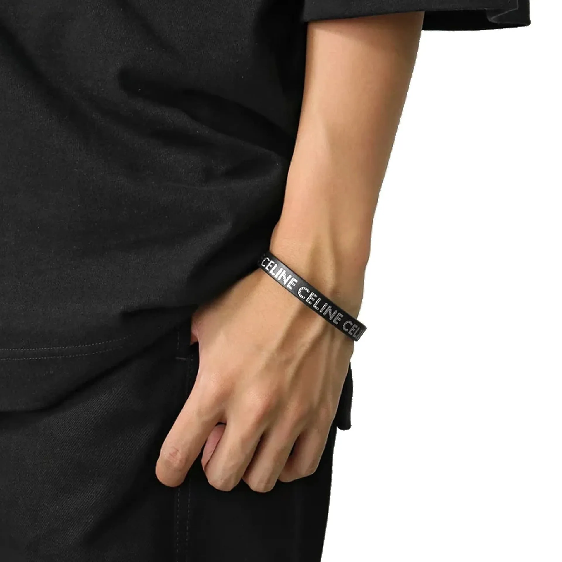 Celine Leather Logo Bracelet sold by Siebentaschen product image thumbnail 5