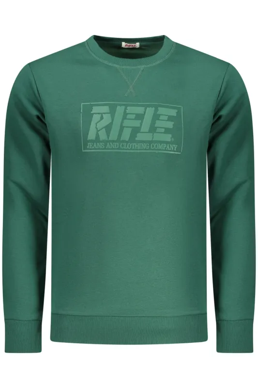 RIFLE MEN S ZIP-UP SWEATSHIRT GREEN sold by Siebentaschen
