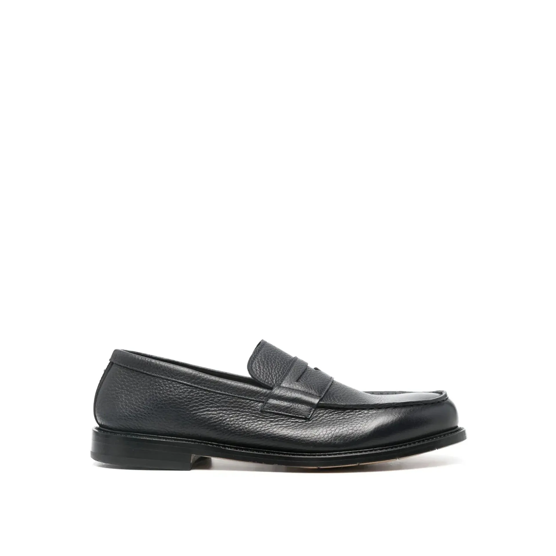 Premiata penny-slot leather loafers sold by Siebentaschen