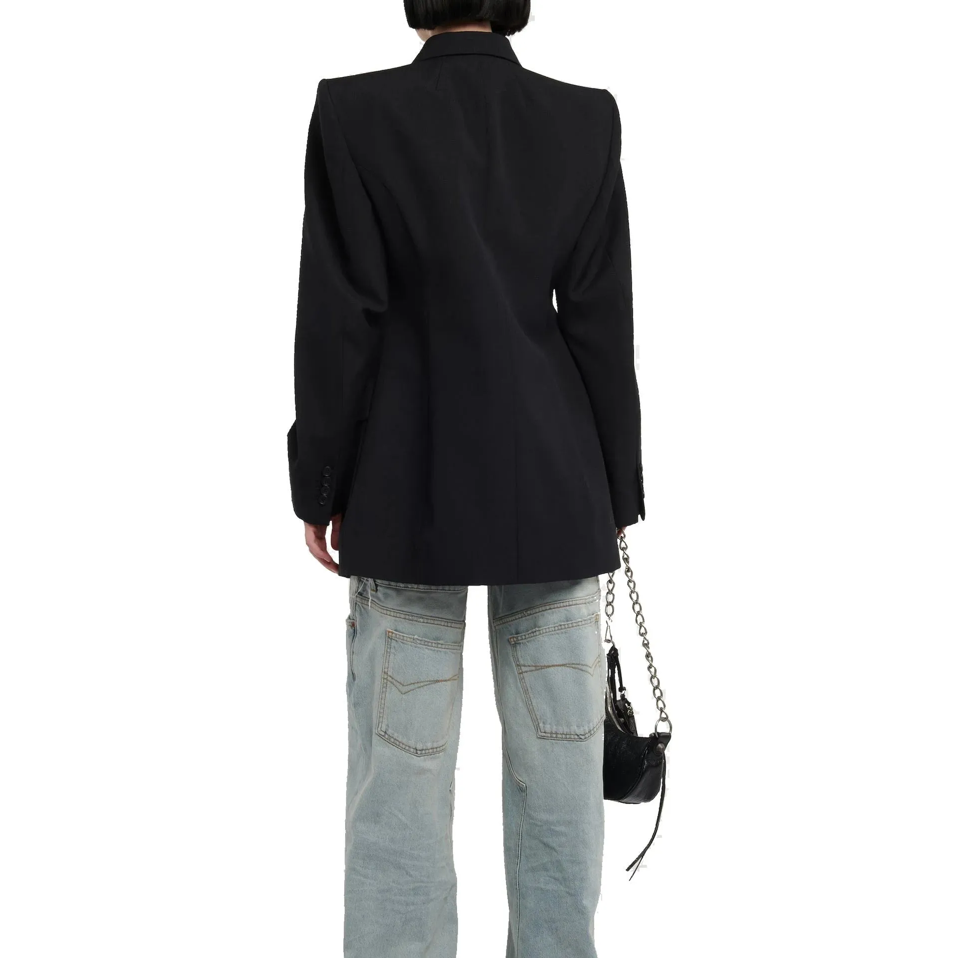 Balenciaga Hourglass Wool Jacket sold by Siebentaschen product image thumbnail 3