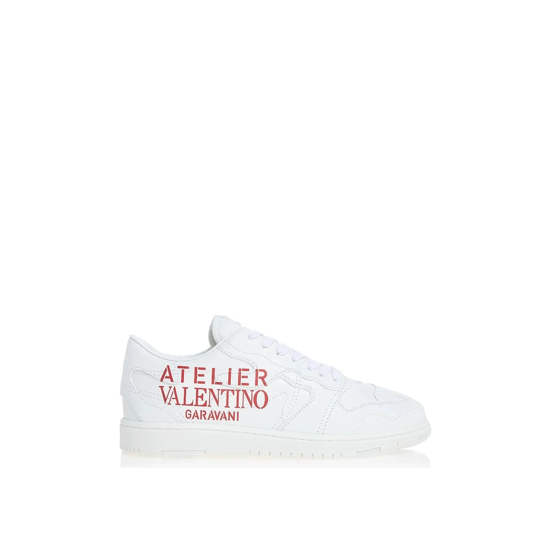 Valentino Garavani leather logo sneakers sold by Siebentaschen