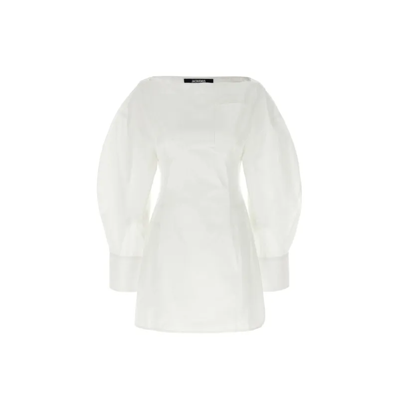 Jacquemus Boat-neck Shirt Dress sold by Siebentaschen