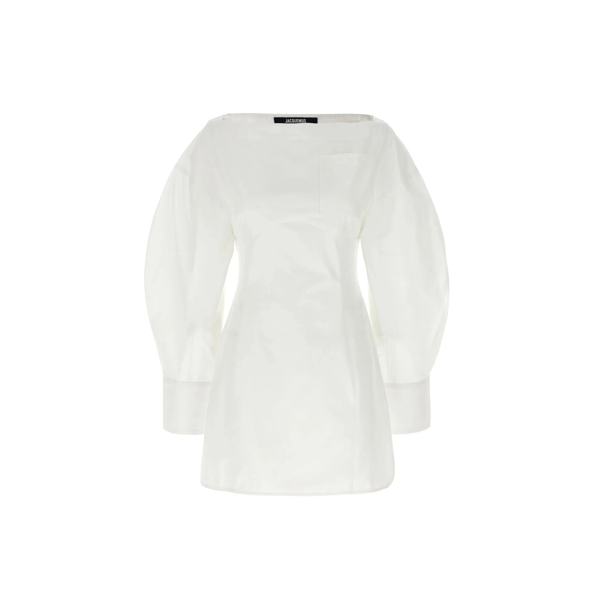 Jacquemus Boat-neck Shirt Dress sold by Siebentaschen