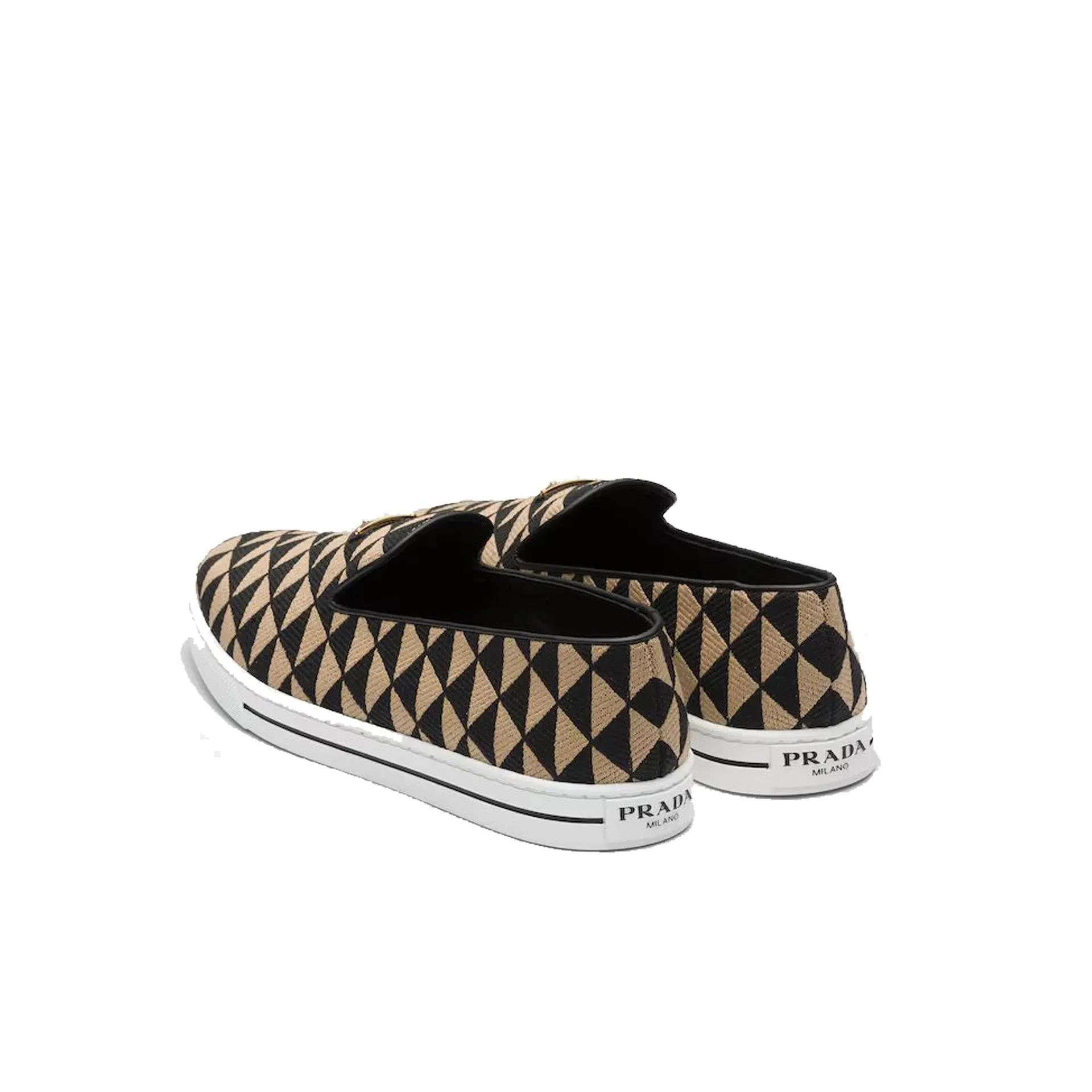 Prada Embroidered technical fabric slip-on shoes sold by Siebentaschen product image thumbnail 3