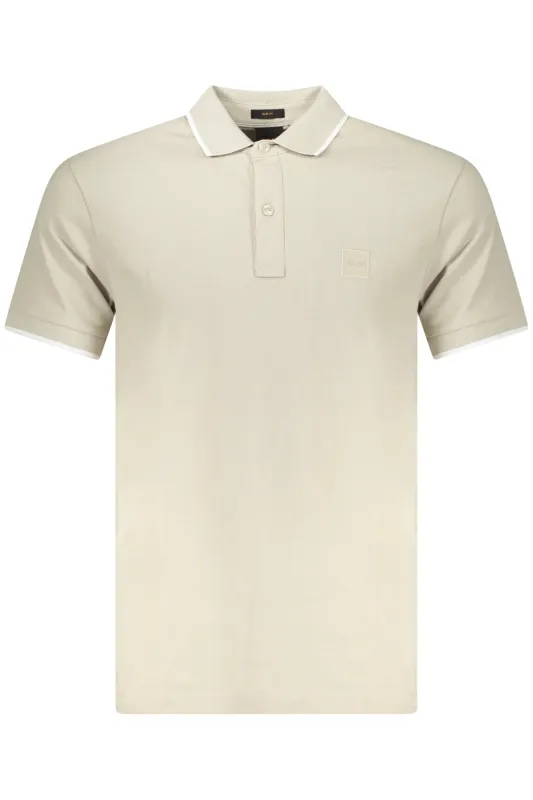 BOSS MEN S SHORT-SLEEVE POLO SHIRT, BEIGE sold by Siebentaschen