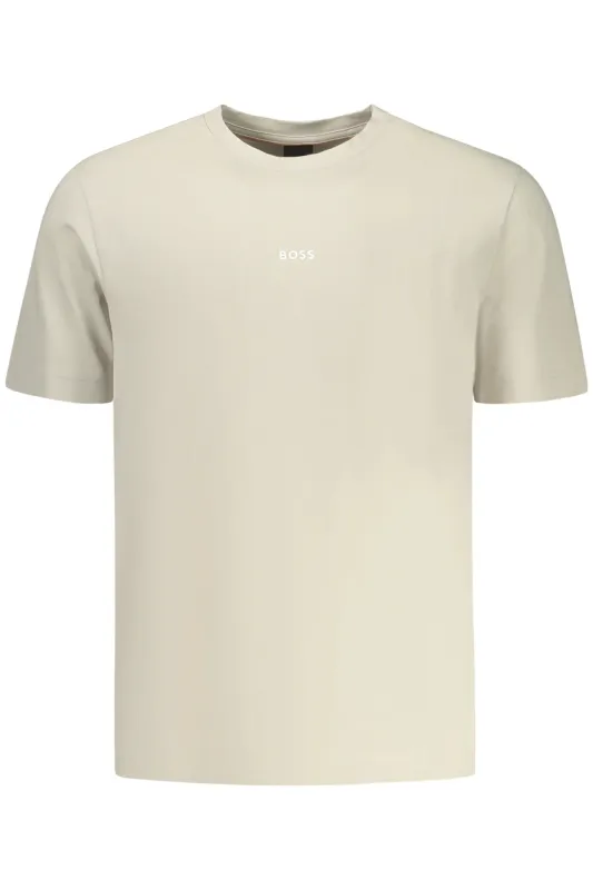 BOSS MEN S SHORT-SLEEVE T-SHIRT BEIGE made by Hugo Boss