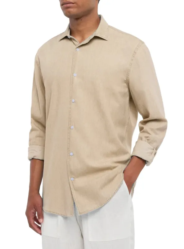 MC2 Saint Barth Shirts Beige Man sold by Siebentaschen