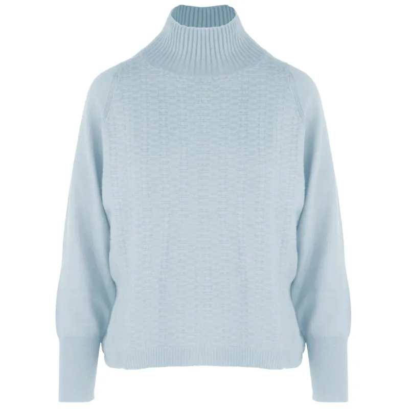 Malo Sweaters Light Blue Woman sold by Siebentaschen