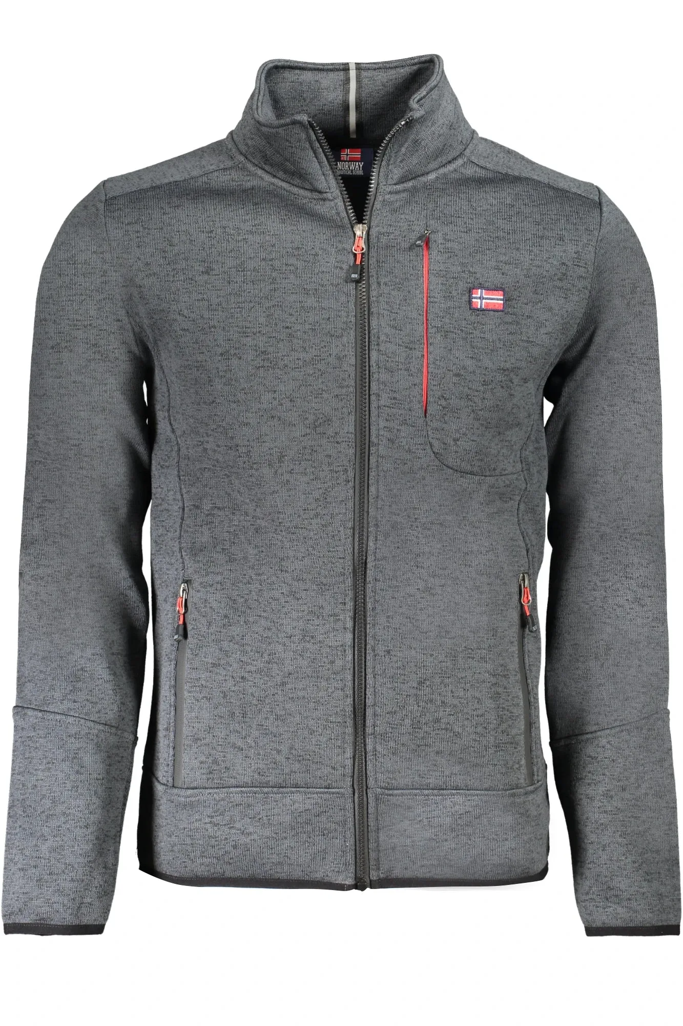 NORWAY 1963 MEN S ZIP-UP SWEATSHIRT GREY sold by Siebentaschen