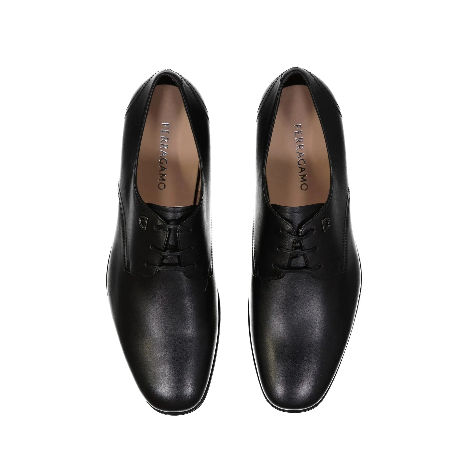 Salvatore Ferragamo Spencer Leather Derby Shoes sold by Siebentaschen product image thumbnail 4