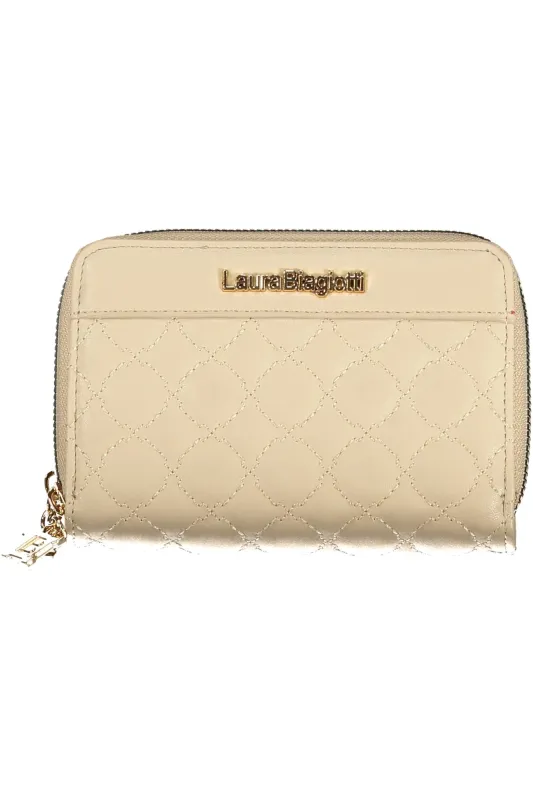 LAURA BIAGIOTTI WOMEN S BEIGE WALLET made by Siebentaschen