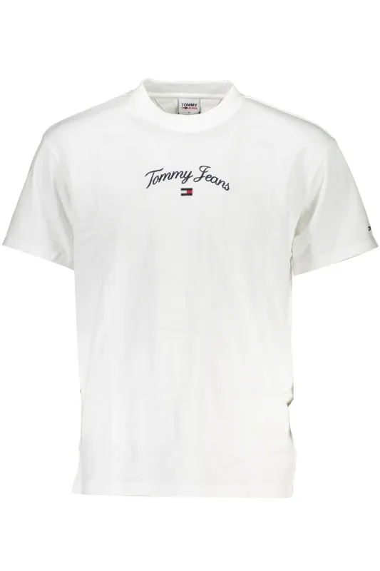 TOMMY HILFIGER WHITE MEN S SHORT SLEEVE T-SHIRT sold by Siebentaschen